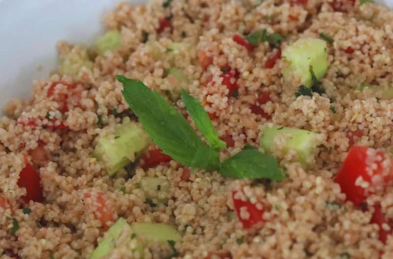 Couscou Salat Nahaufnahme